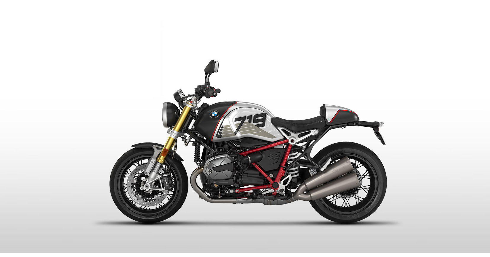 BMW R NINET - Option 719 noční černá uni mat/Aluminium mat BMW R NINET - Option 719 noční černá uni mat/Aluminium mat