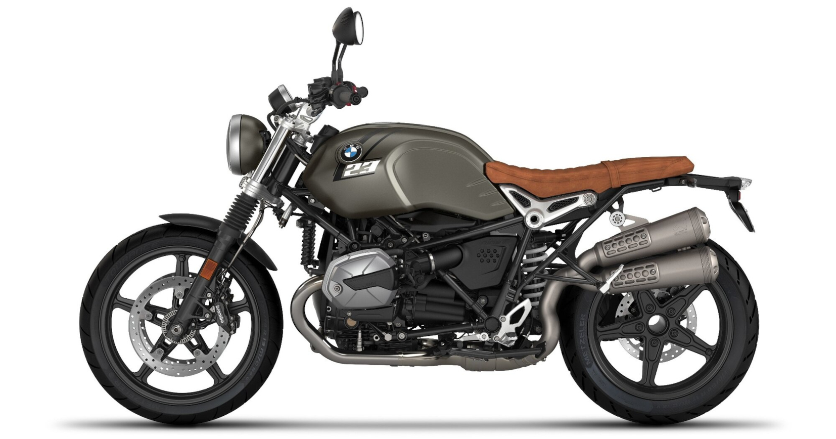 BMW R NINET SCRAMBLER - Matná metalíza Manhattan BMW R NINET SCRAMBLER - Matná metalíza Manhattan