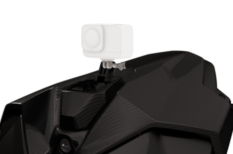 BMW S 1000 RR - Kryt sedla spolujezdce M Carbon s adaptérem pro kameru 