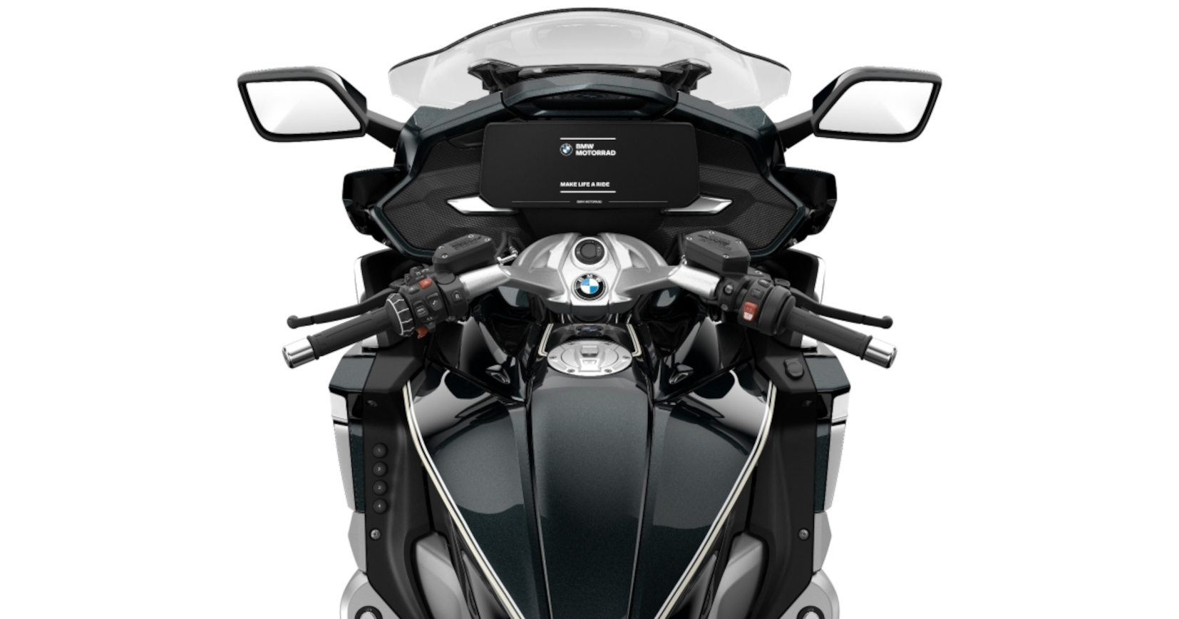 BMW K 1600 GTL - POHLED Z POZICE JEZDCE BMW K 1600 GTL - POHLED Z POZICE JEZDCE
