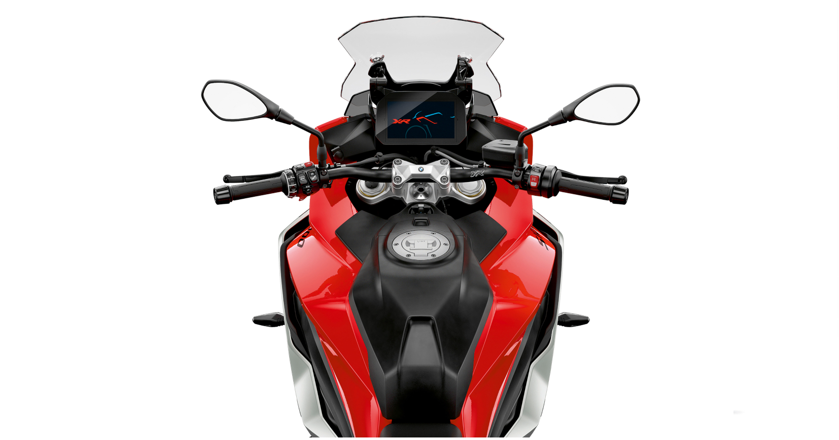 BMW S 1000 XR - POHLED Z POZICE JEZDCE BMW S 1000 XR - POHLED Z POZICE JEZDCE