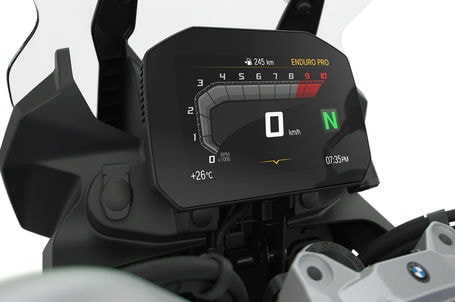 BMW F 850 GS - Konektivita s TFT displejem a multiovladačem BMW F 850 GS - Konektivita s TFT displejem a multiovladačem