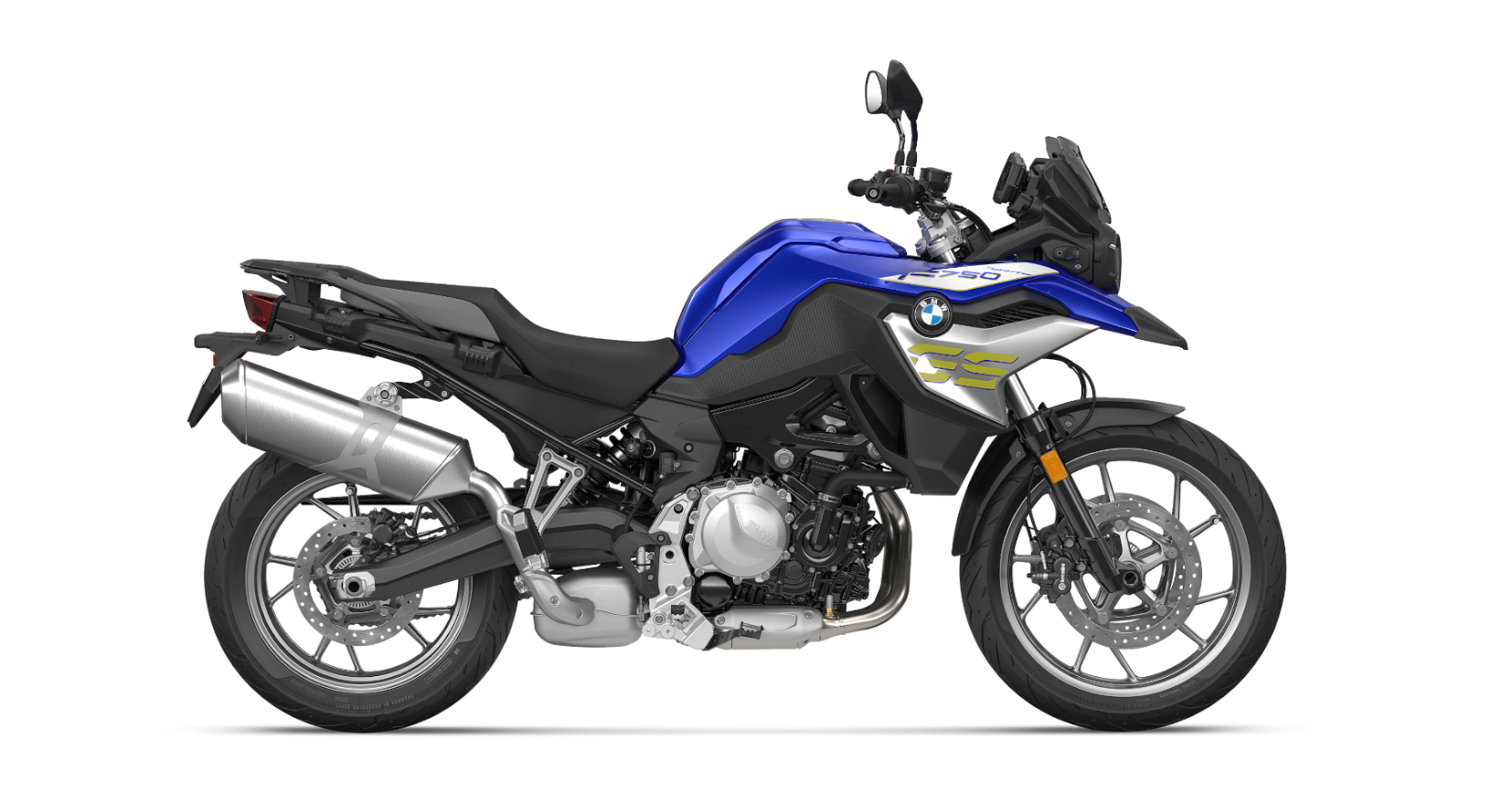 BMW F 750 GS - Boční pohled BMW F 750 GS - Boční pohled