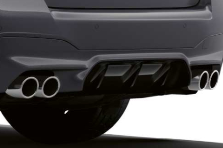 BMW M5 - M specifické dvojité koncovky výfuku. BMW M5 - M specifické dvojité koncovky výfuku.