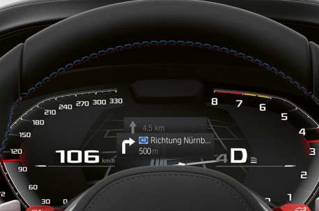 BMW M5 - M specifický přístrojový panel. BMW M5 - M specifický přístrojový panel.