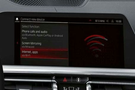 BMW M4 Coupé - WiFi hotspot. BMW M4 Coupé - WiFi hotspot.