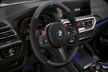 BMW X3 M Performance parts - M Performance volant Pro. BMW X3 M Performance parts - M Performance volant Pro.
