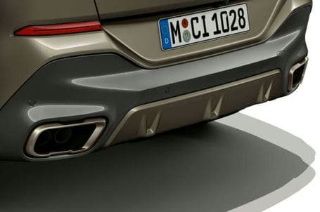 BMW X6 M - M sportovní výfukový systém. BMW X6 M - M sportovní výfukový systém.
