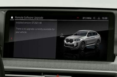 BMW X4 M - Remote Software Upgrade. BMW X4 M - Remote Software Upgrade.