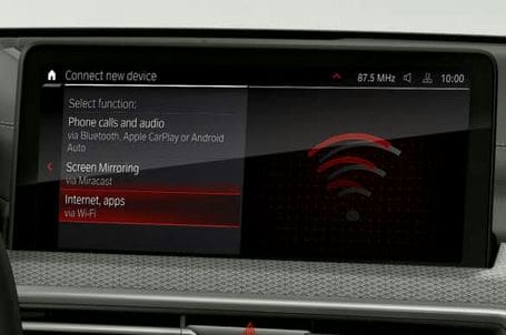 BMW X4 M - WiFi hotspot. BMW X4 M - WiFi hotspot.