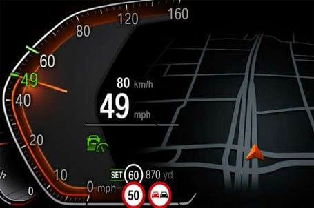 BMW řady 2 Gran Coupé - Aktivní systém udržování rychlosti. BMW řady 2 Gran Coupé - Aktivní systém udržování rychlosti.