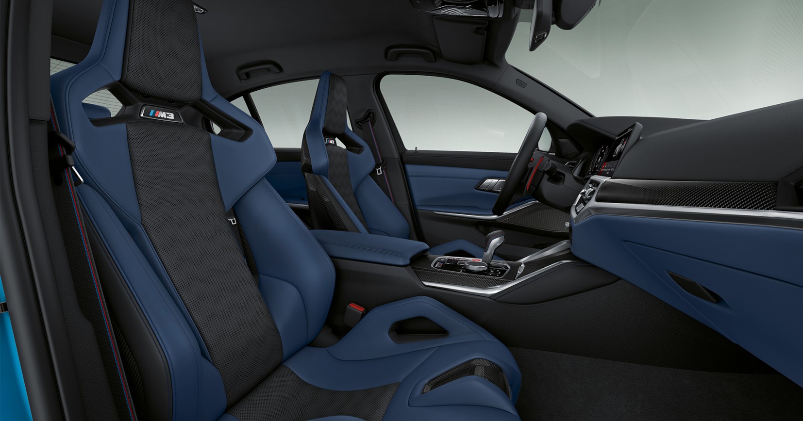 BMW Individual celokožené čalounění Merino Fjord Blue/Black (modrá/černá) BMW Individual celokožené čalounění Merino Fjord Blue/Black (modrá/černá)