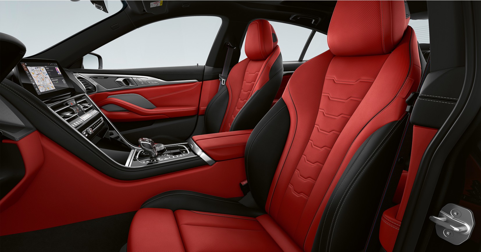 BMW Individual celokožené čalounění Merino Fiona Red/Black (červená/černá) BMW Individual celokožené čalounění Merino Fiona Red/Black (červená/černá)