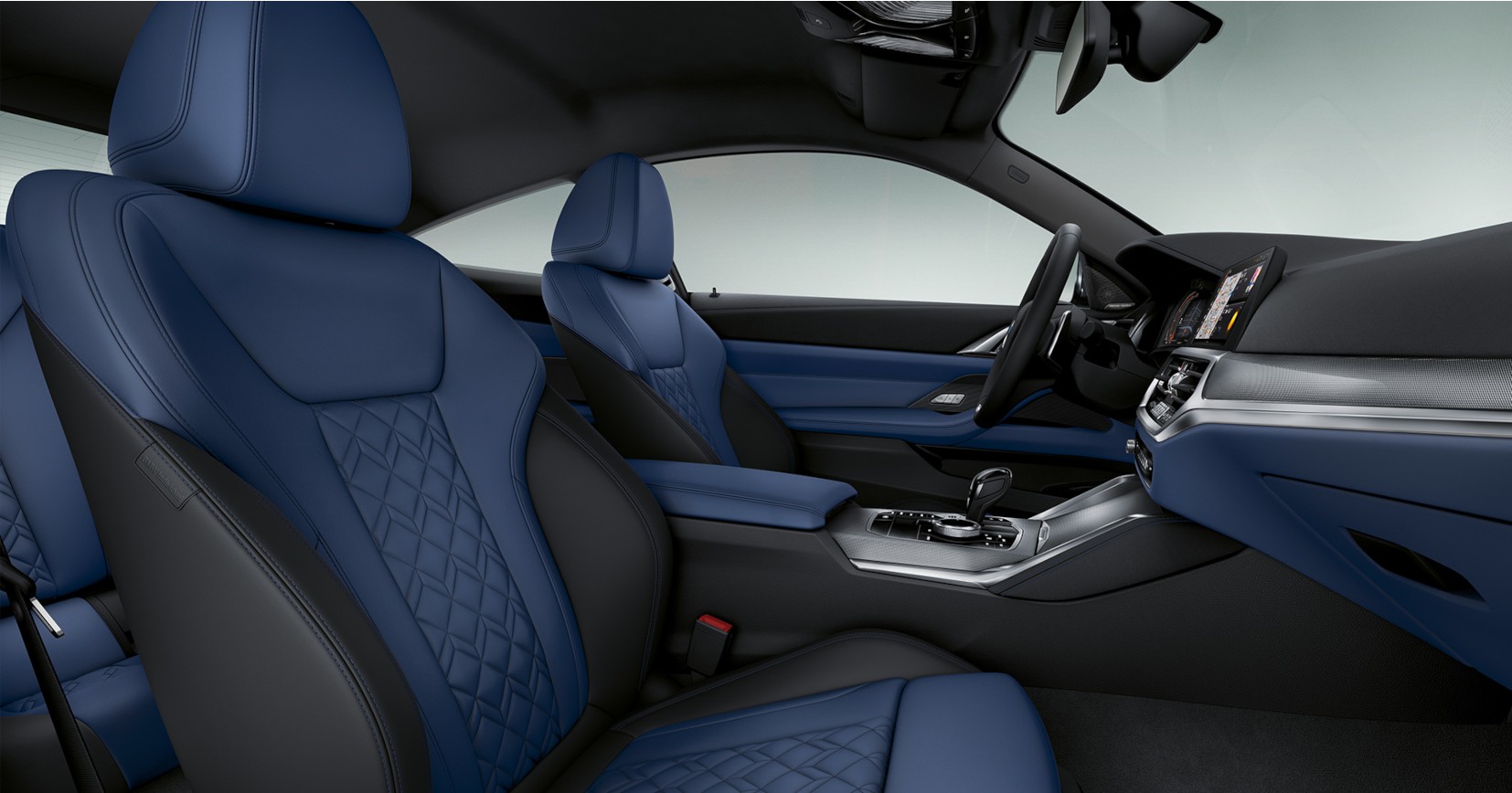 BMW Individual celokožené čalounění Merino Fjord Blue/Black (modrá/černá) BMW Individual celokožené čalounění Merino Fjord Blue/Black (modrá/černá)