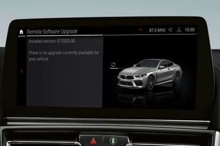 BMW M8 Gran Coupé - Remote Software Upgrade. BMW M8 Gran Coupé - Remote Software Upgrade.