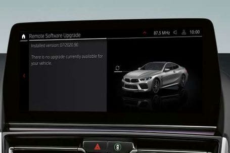 BMW M8 Coupé - Remote Software Upgrade. BMW M8 Coupé - Remote Software Upgrade.