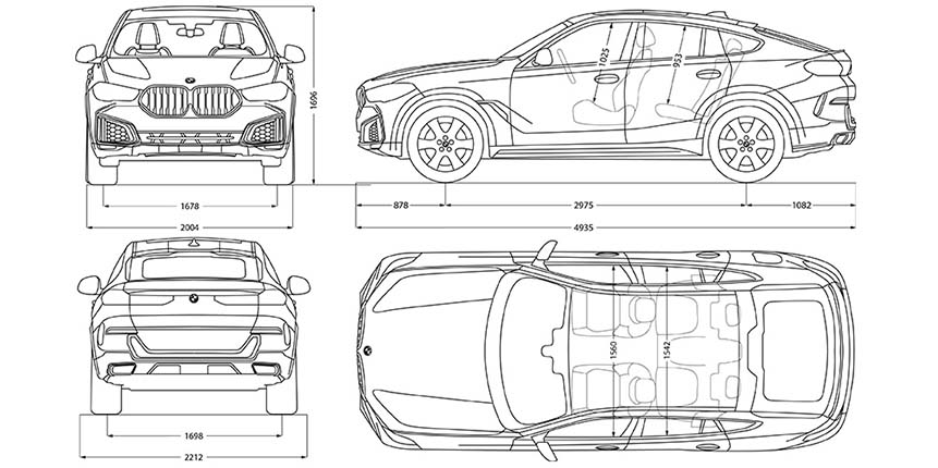 BMW X6 technické údaje BMW X6 technické údaje