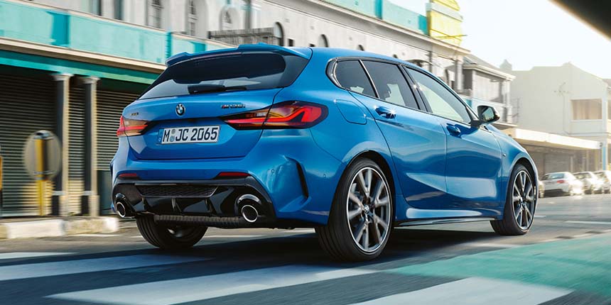 BMW ŘADY 1 zezadu BMW ŘADY 1 zezadu