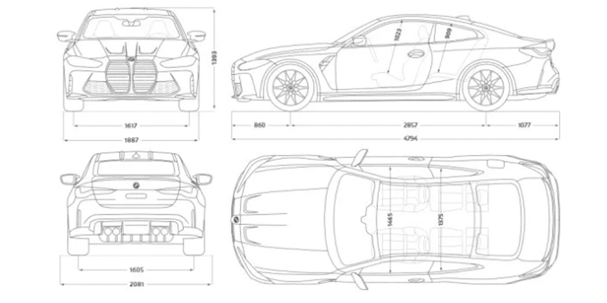 TECHNICKÉ ÚDAJE BMW M4 COUPÉ TECHNICKÉ ÚDAJE BMW M4 COUPÉ