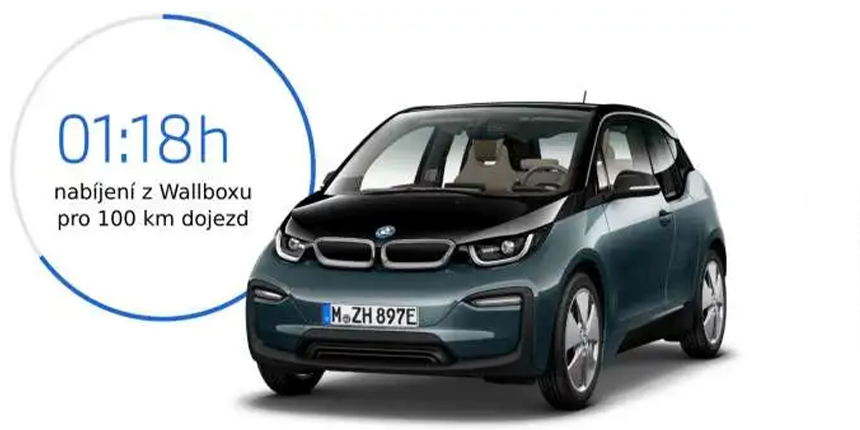 BMW i3 ČASY NABÍJENÍ PRO DOJEZD 100 KM BMW i3 ČASY NABÍJENÍ PRO DOJEZD 100 KM
