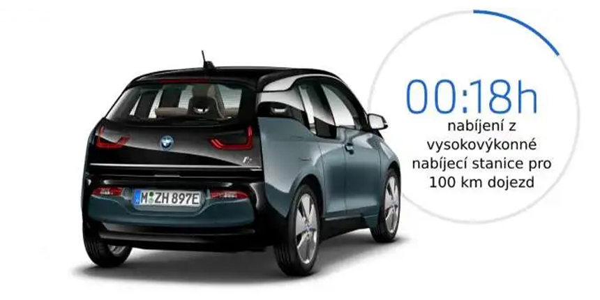 BMW i3 ČASY NABÍJENÍ PRO DOJEZD 100 KM BMW i3 ČASY NABÍJENÍ PRO DOJEZD 100 KM