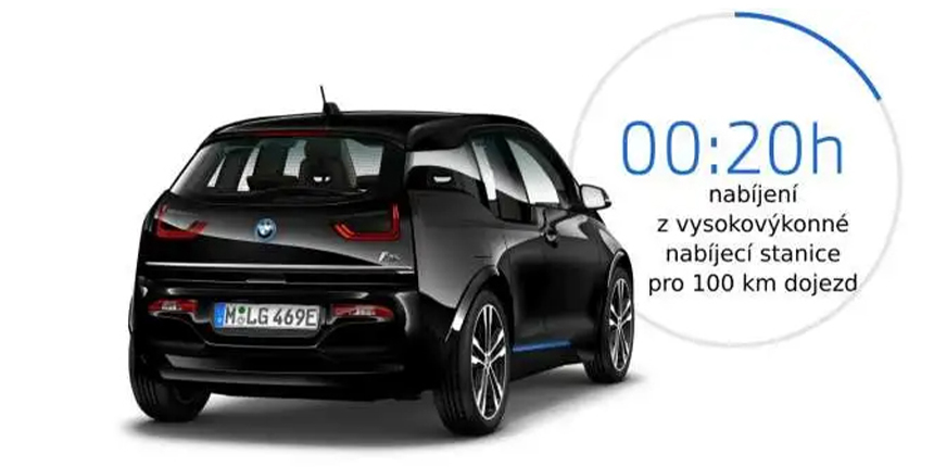 BMW i3 ČASY NABÍJENÍ PRO DOJEZD 100 KM BMW i3 ČASY NABÍJENÍ PRO DOJEZD 100 KM