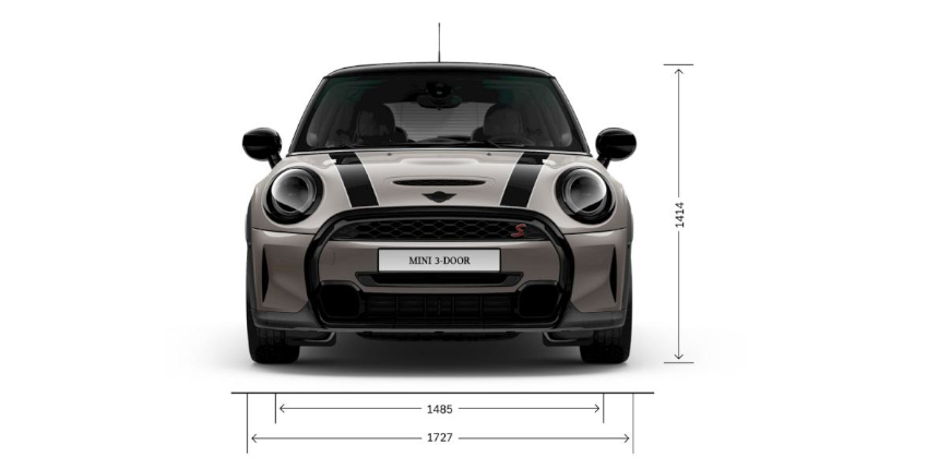 MINI TŘÍDVEŘOVÉ ROZMĚRY ZEPŘEDU MINI TŘÍDVEŘOVÉ ROZMĚRY