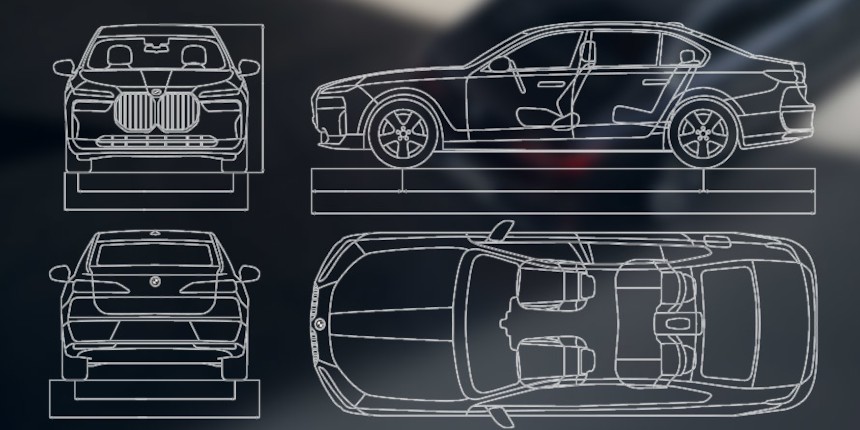 TECHNICKÉ ÚDAJE NOVÉHO BMW ŘADY 7 SEDAN. TECHNICKÉ ÚDAJE NOVÉHO BMW ŘADY 7 SEDAN.