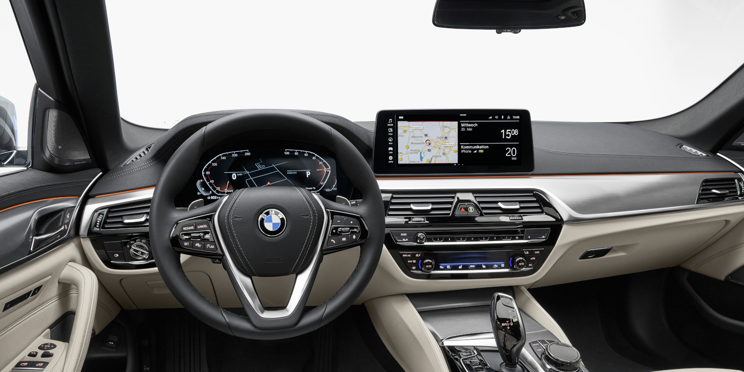 BMW řady 5 interiér BMW řady 5 interiér