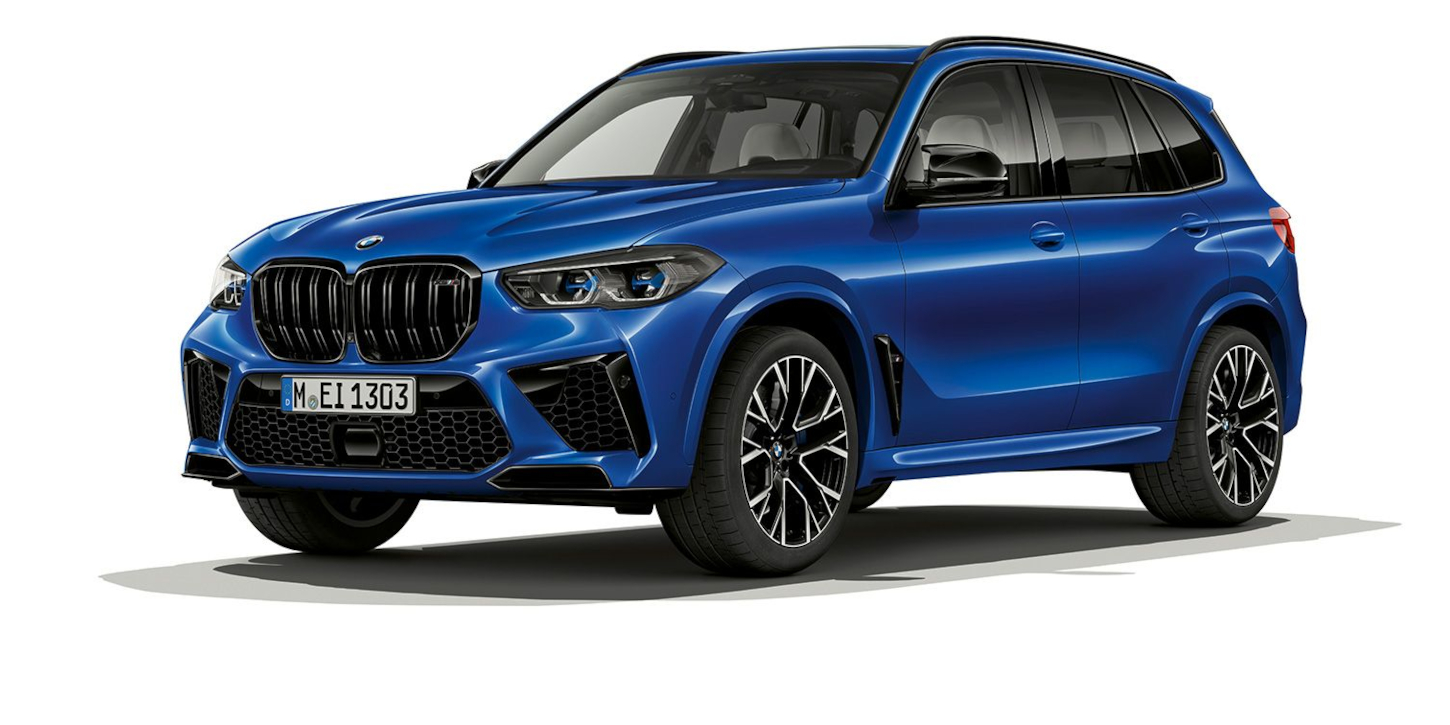 BMW X5 M Competition z boku BMW X5 M Competition z boku