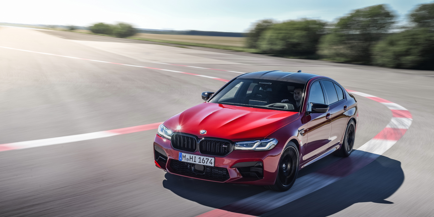 BMW M5 Competition v pohybu BMW M5 Competition v pohybu