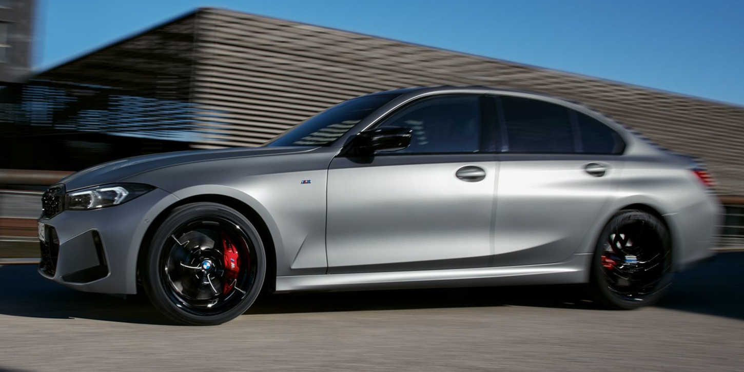 BMW M340i z boku BMW M340i z boku