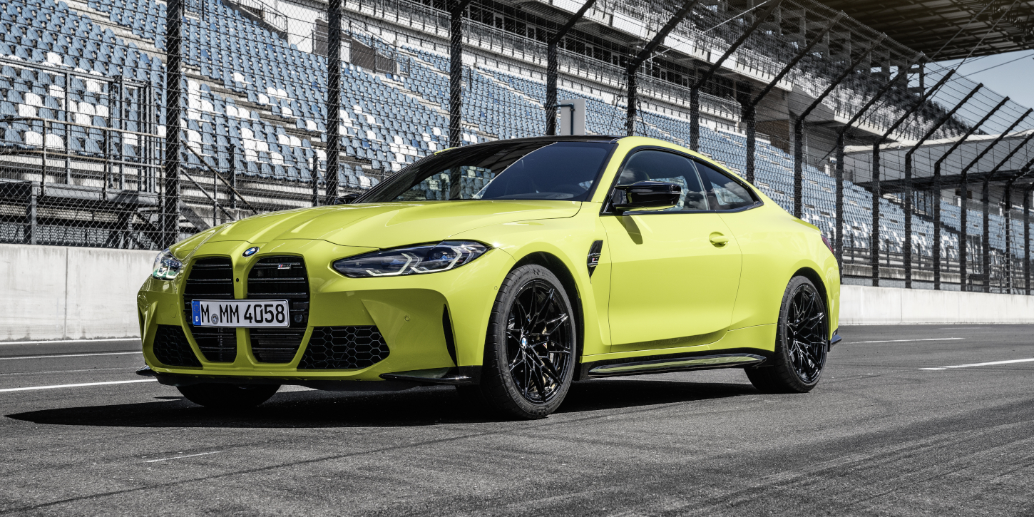 BMW M4 Coupé z boku BMW M4 Coupé z boku