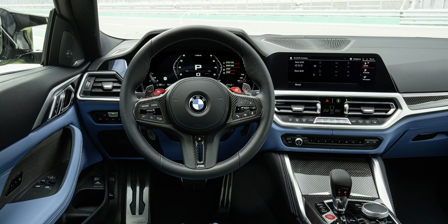 BMW M4 Coupé interiér BMW M4 Coupé interiér