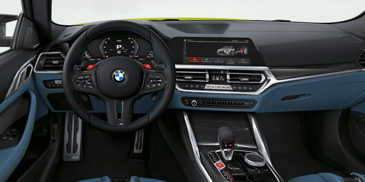 BMW M4 Coupé interiér BMW M4 Coupé interiér
