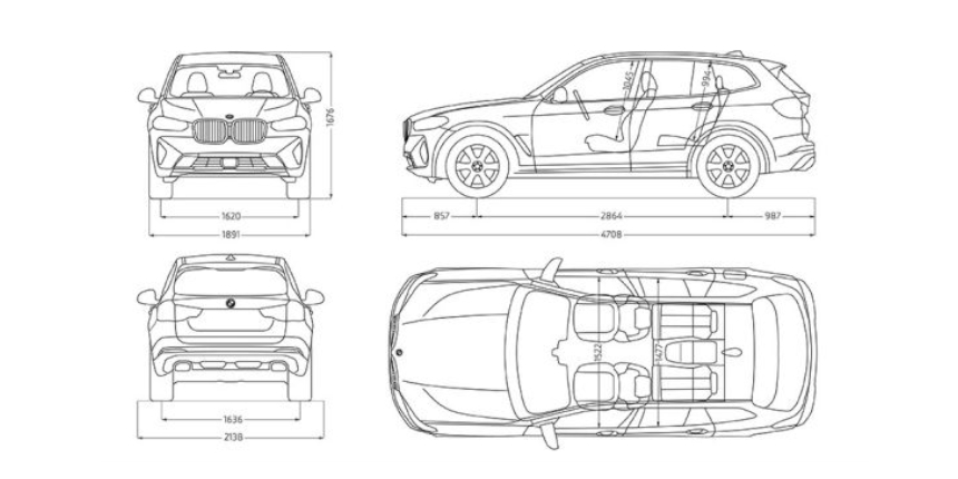 Technické údaje BMW X3 Technické údaje BMW X3