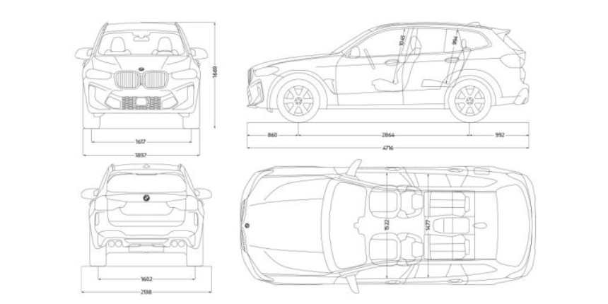 BMW X3 M technické údaje BMW X3 M technické údaje