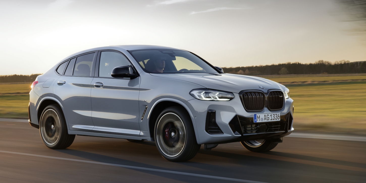 BMW X4 z boku BMW X4 z boku