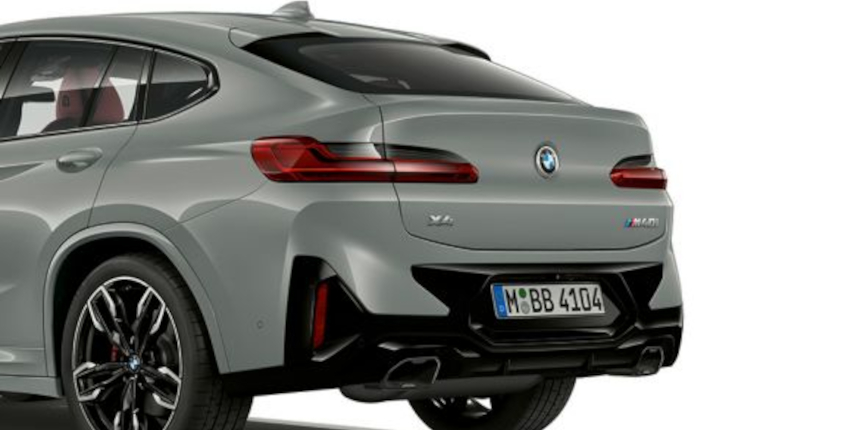 BMW X4 zezadu BMW X4 zezadu