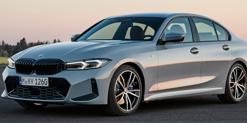 BMW řady 3 Sedan z boku BMW řady 3 Sedan z boku
