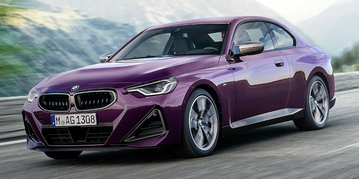 BMW řady 2 Coupé z boku