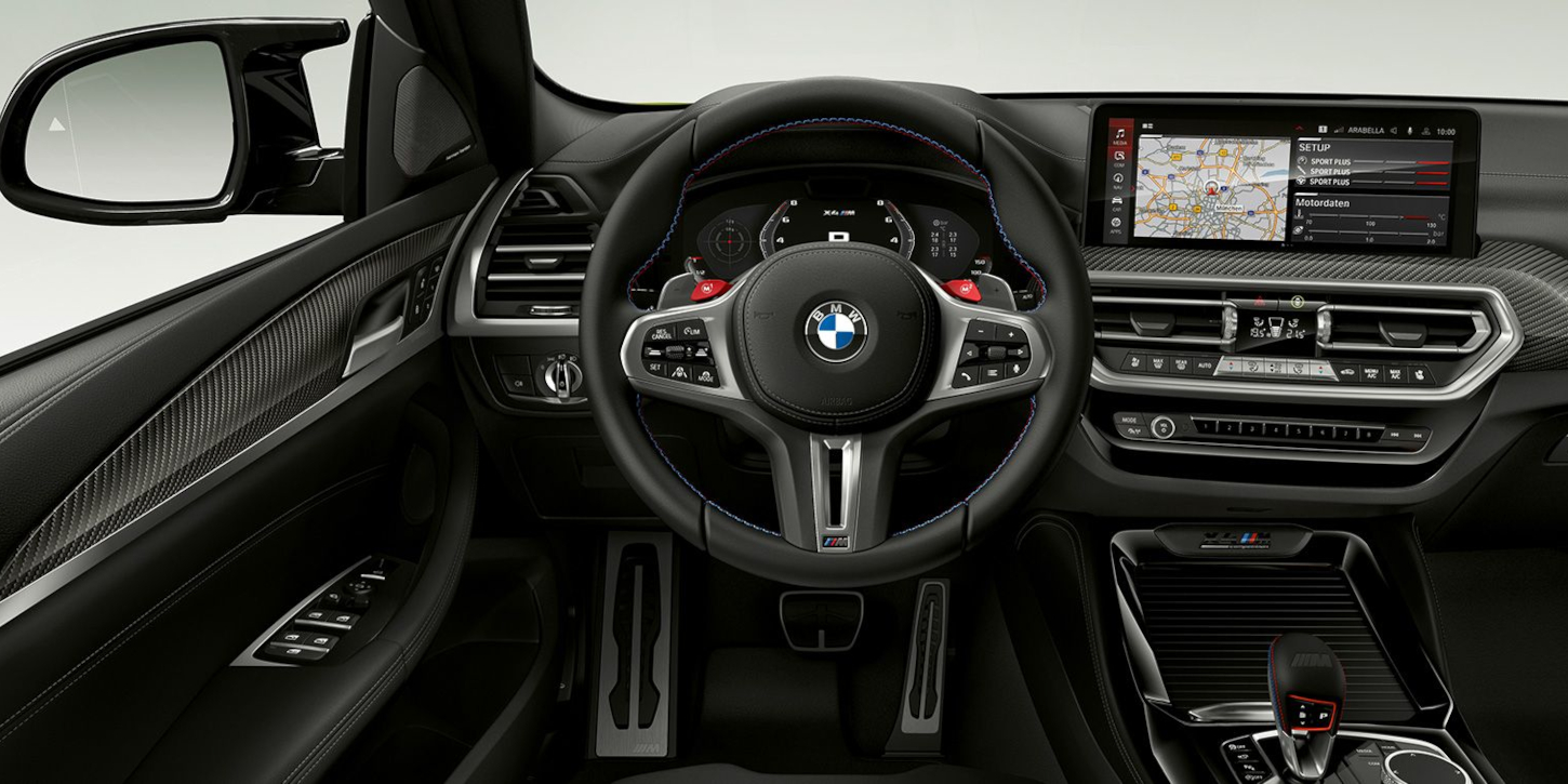 BMW X4 M interiér BMW X4 M interiér