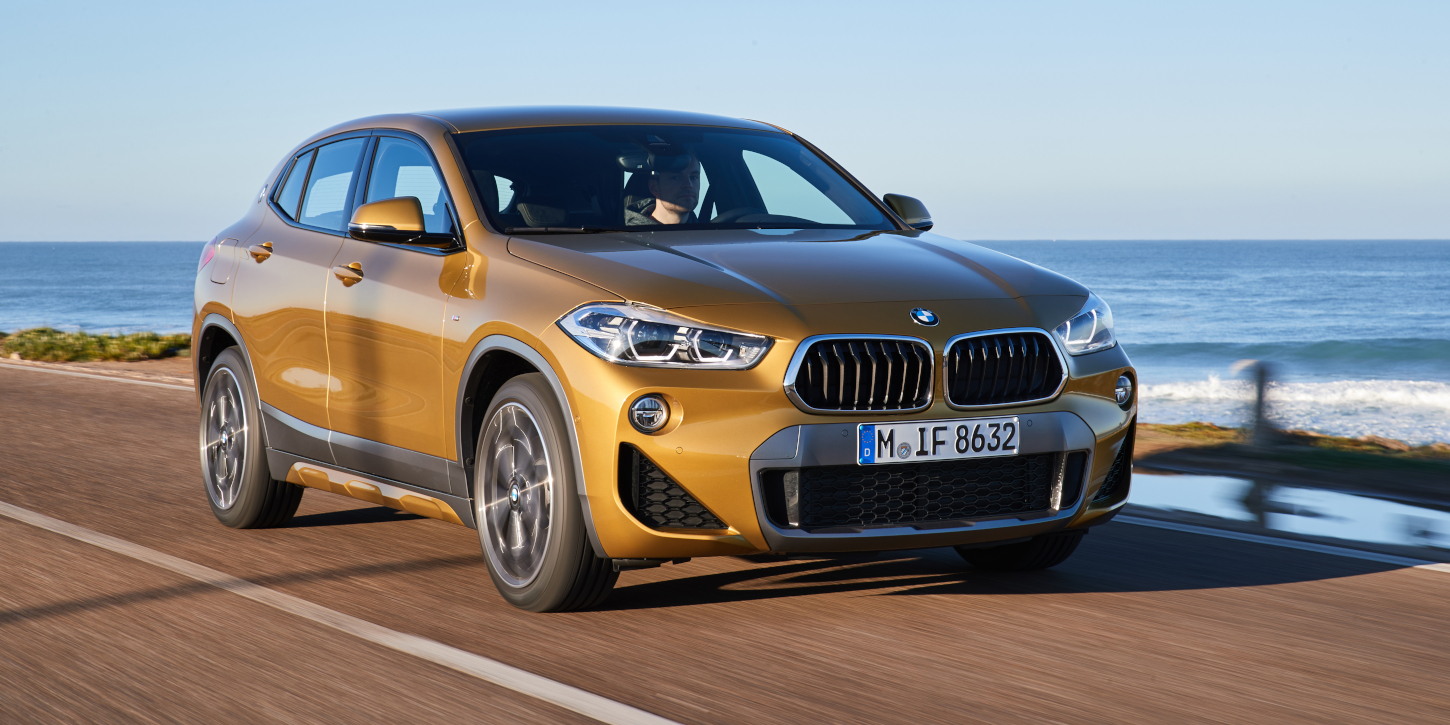 BMW X2 z boku BMW X2 z boku