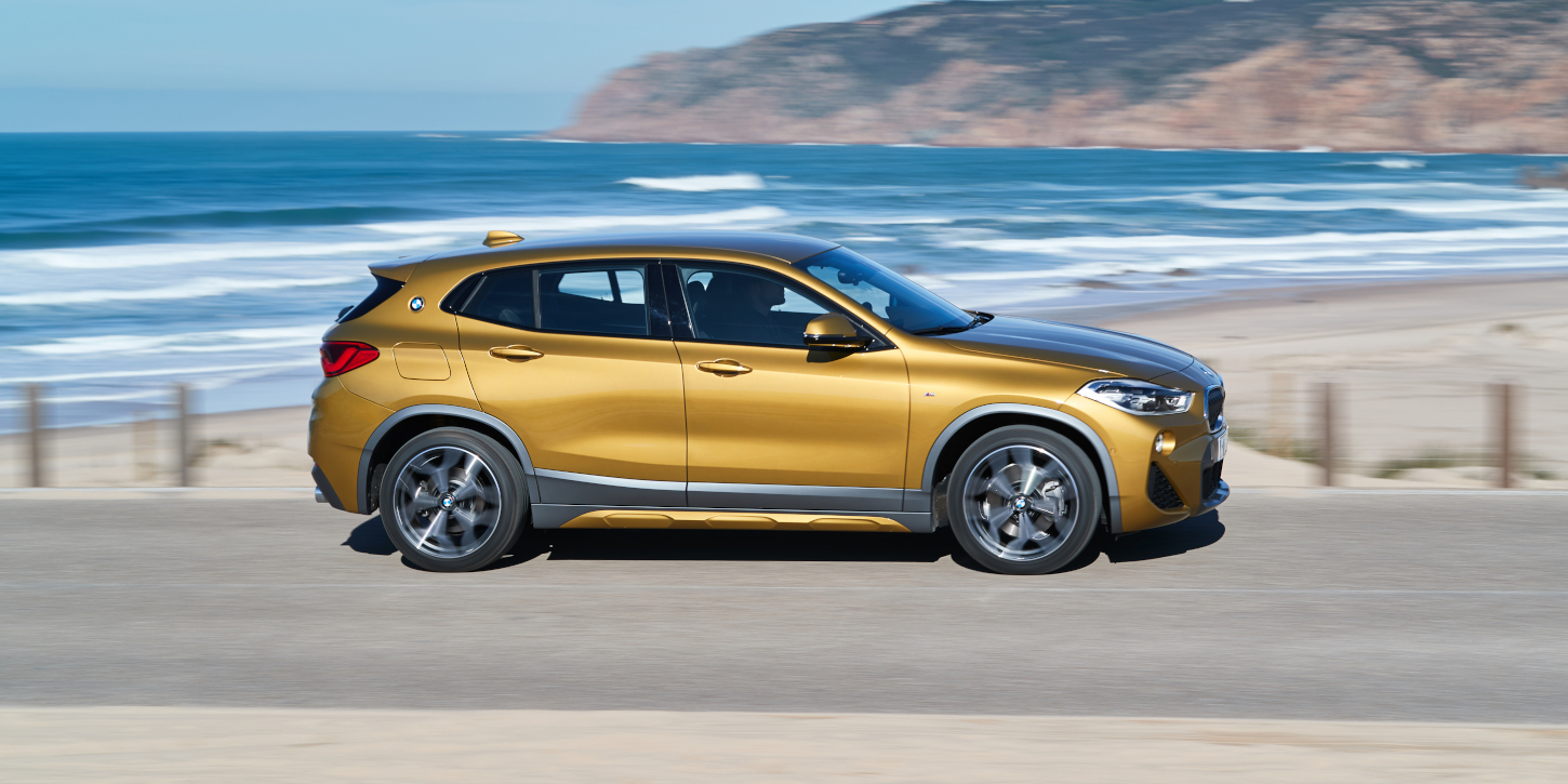 BMW X2 z boku BMW X2 z boku