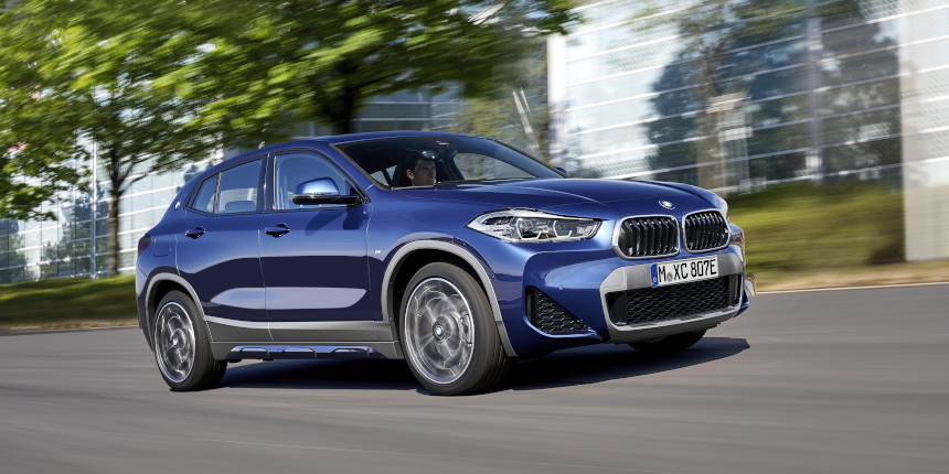 BMW X2 z boku BMW X2 z boku