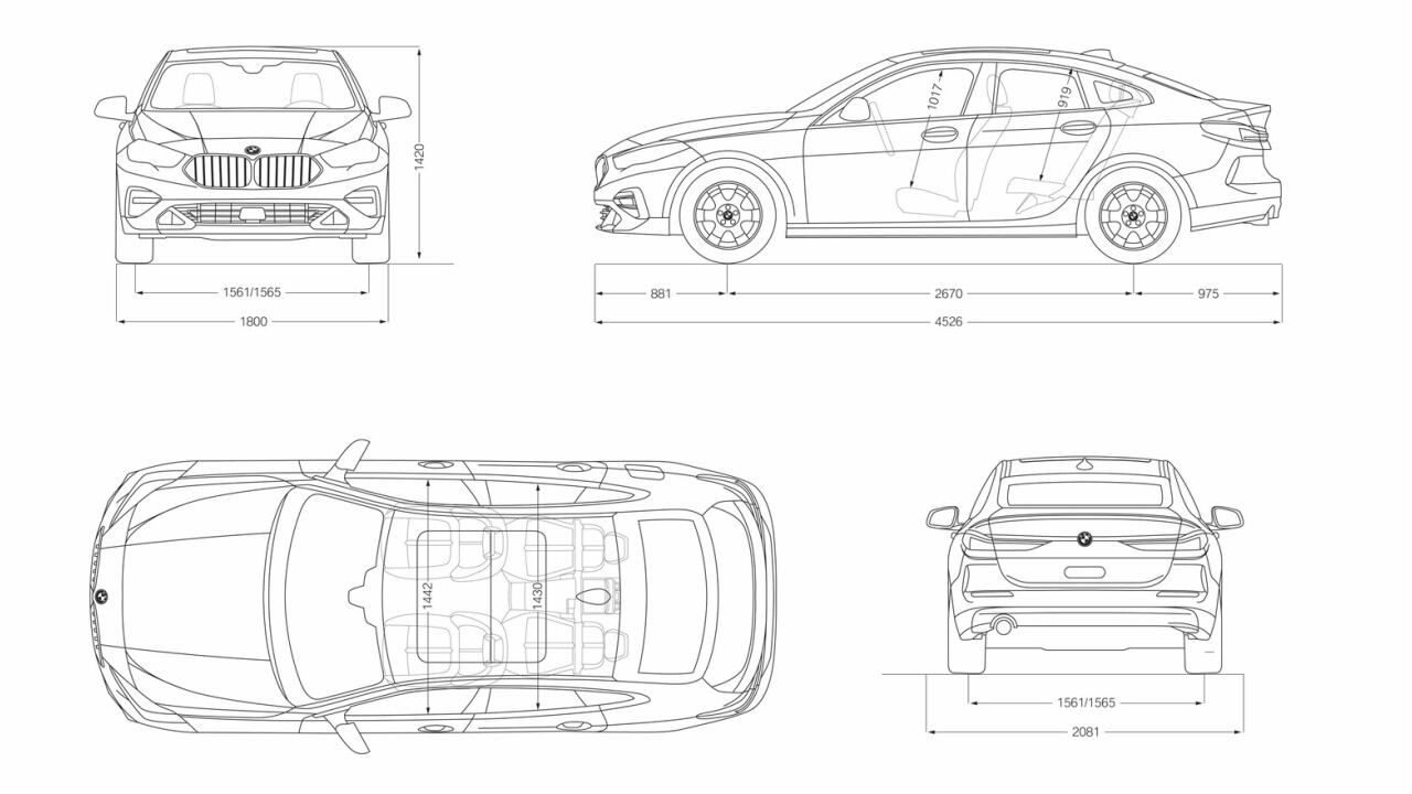 BMW řady 2 GC technické údaje BMW řady 2 GC technické údaje