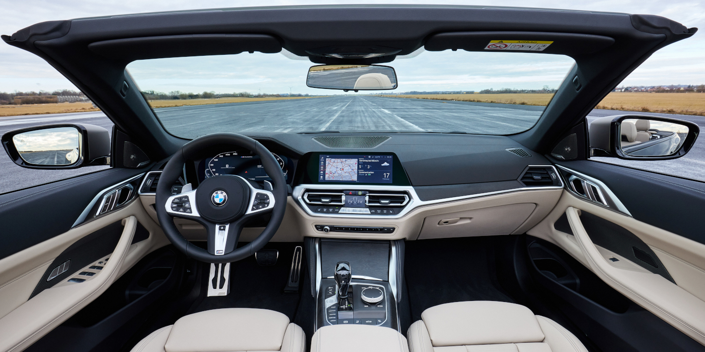 BMW řady 4 Cabrio interiér BMW řady 4 Cabrio interiér