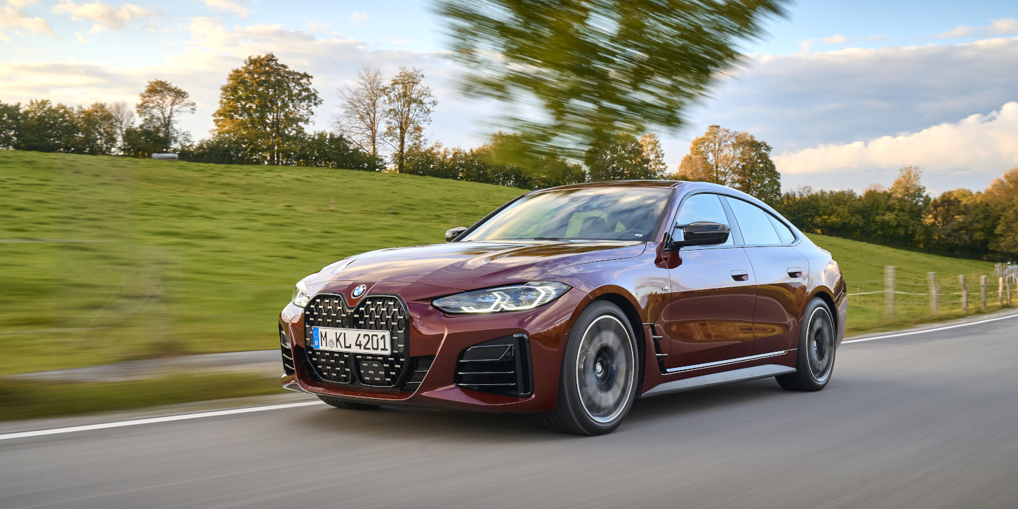 BMW řady 4 Gran Coupé z boku BMW řady 4 Gran Coupé z boku