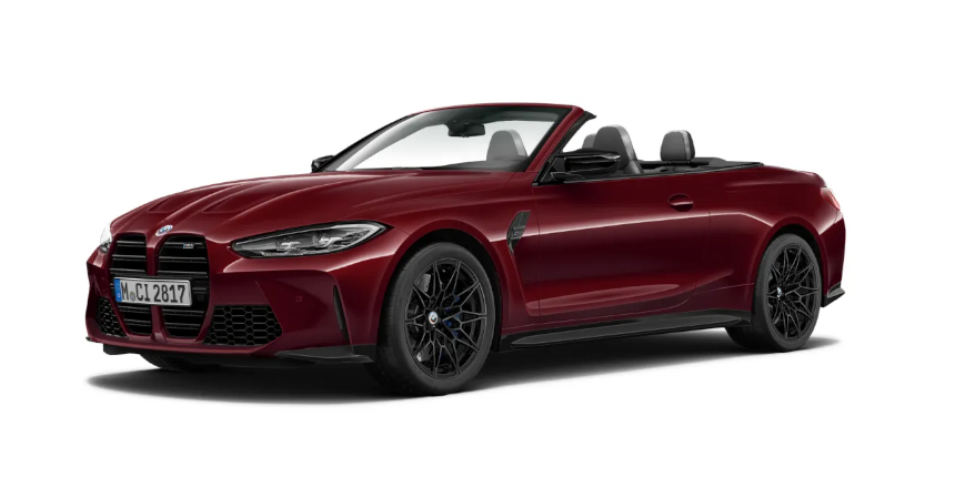 BMW M4 Competition M xDrive Cabrio z boku