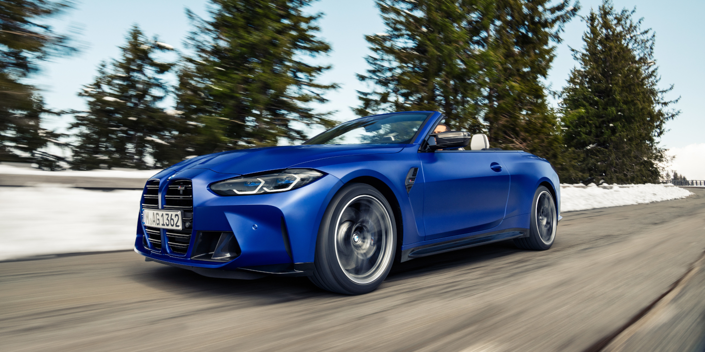 BMW M4 Cabrio z boku BMW M4 Cabrio z boku